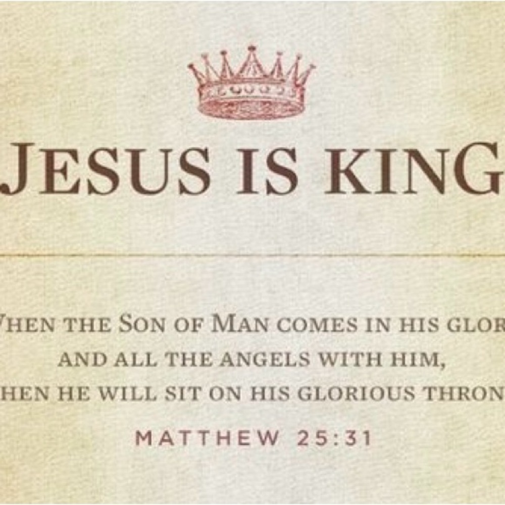 Jesus Is King Inspirational Art Print